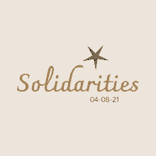 a logo for solidarities with a star in the middle