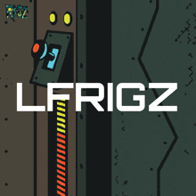 a cartoon drawing of a switch with the name lfrigz