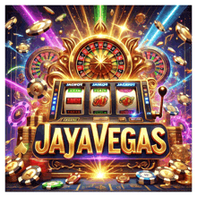 a slot machine with the words jayavegas written on it