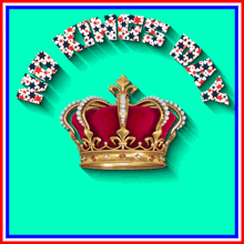 a king 's day greeting card with a crown and the words " king 's day "