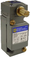 a close up of a limit switch made by schneider electric