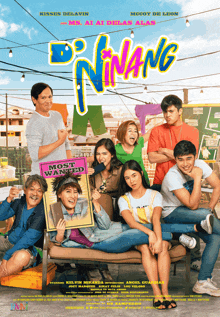 a poster for a movie titled pinang with a group of people