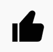 a thumbs up icon on a white background .