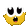 a pixel art of a banana with a smiley face on a white background .