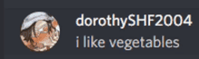 a picture of a person with the words i like vegetables underneath it