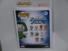 a box for a funko pop fantastic four