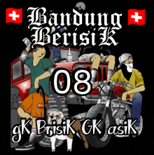 a poster that says gk brisik gk asik on it