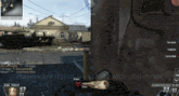a screenshot of a video game with the words " players are doing trickshots with god mode " at the bottom