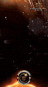 a logo that says nc on it in a dark background