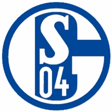 a blue circle with the letter s and the number 04 inside of it