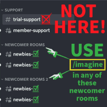 a poster that says " not here " and " imagine " in any of these newcomer rooms