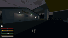 a video game screenshot of a mechanics garage