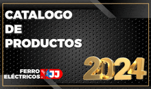 a black background with the words catalogo de productos 2024