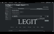 a screenshot of a website with the word legit on it