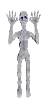 a 3d rendering of a skeleton giving an ok sign with his hands