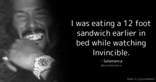 a black and white photo of a man with a quote on it