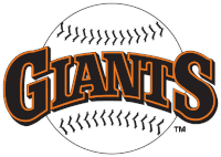 a logo for the giants baseball team with a white background