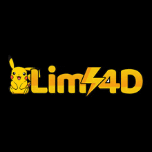 a logo for lim4d with a pikachu and a lightning bolt