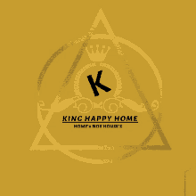 king happy home home 's not house 's logo with a triangle and a crown