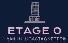 a logo for etage o hotel lulucastagnette is shown