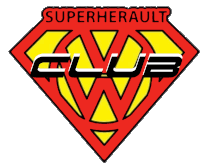 a logo for a club called superherault