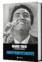 a book titled mario trevi indiferentemente has a smiling man on the cover