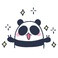 Panda Bling Bling Sticker