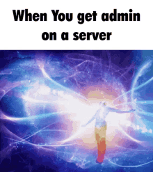 when you get admin on a server is displayed