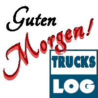 a logo for guten morgen trucks log is shown