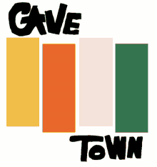 a logo that says gave town on it with a white background