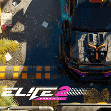 a video game called elite 2 burnout is being displayed