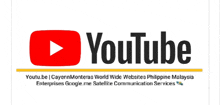 a youtube logo with a play button in the middle