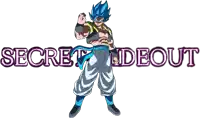 a logo for secret hideout with a picture of a cartoon character
