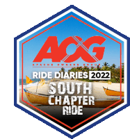 a logo for the ride diaries south chapter ride