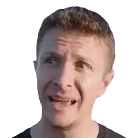 a man with his mouth open making a funny face