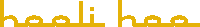 a yellow and white logo for a company called hooli