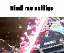 a pixelated image with the words hindi na naligo on the bottom