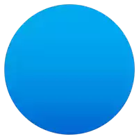 a blue circle on a white background with a gradient of blue