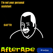 a cartoon of a man with a mustache says i 'm not your personal assistant $aftr