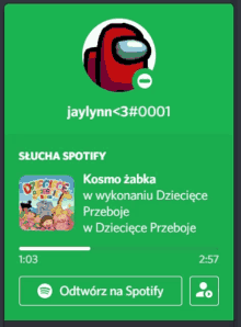 jaylynn < 3 # 0001 is playing a spotify playlist