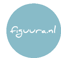 a blue circle with the word figuura.nl written in white