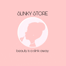 slinky store beauty is a slink away with a woman applying lipstick