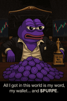 Scareface Purple Pepe Meme