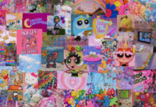 a collage of cartoon characters including powerpuff girls