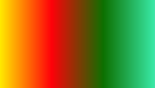 a red , yellow , and green gradient background with a green border .