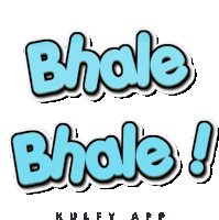 a sticker that says " bhole bhole " on it