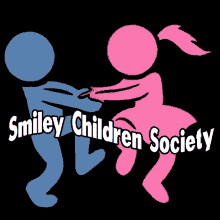 a logo for the smiley children society is shown