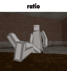 a picture of a cartoon character with the word ratio below it