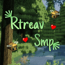 rtreav smp is written in green on a green background