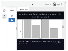 a computer screen displays a message that some files may fail to load on the browser